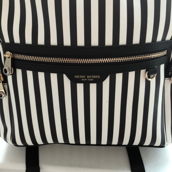 Henri Bendel Leather Backpack NWOT - Picture 3 of 8
